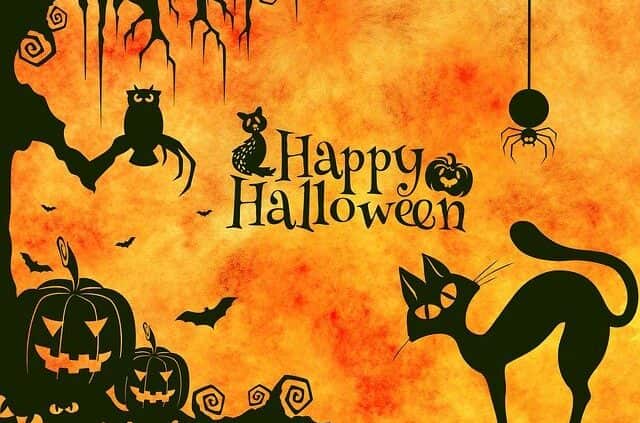 halloweeni dekoráció